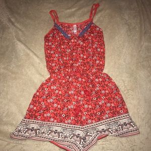 flower print romper!!